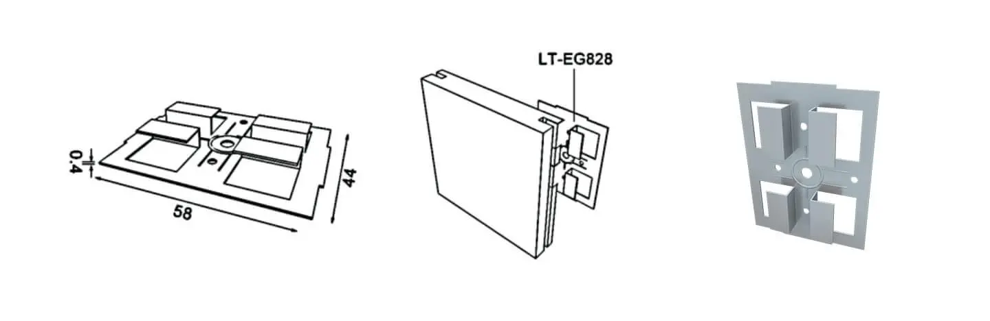 LT-EG828 Panel mounting hook