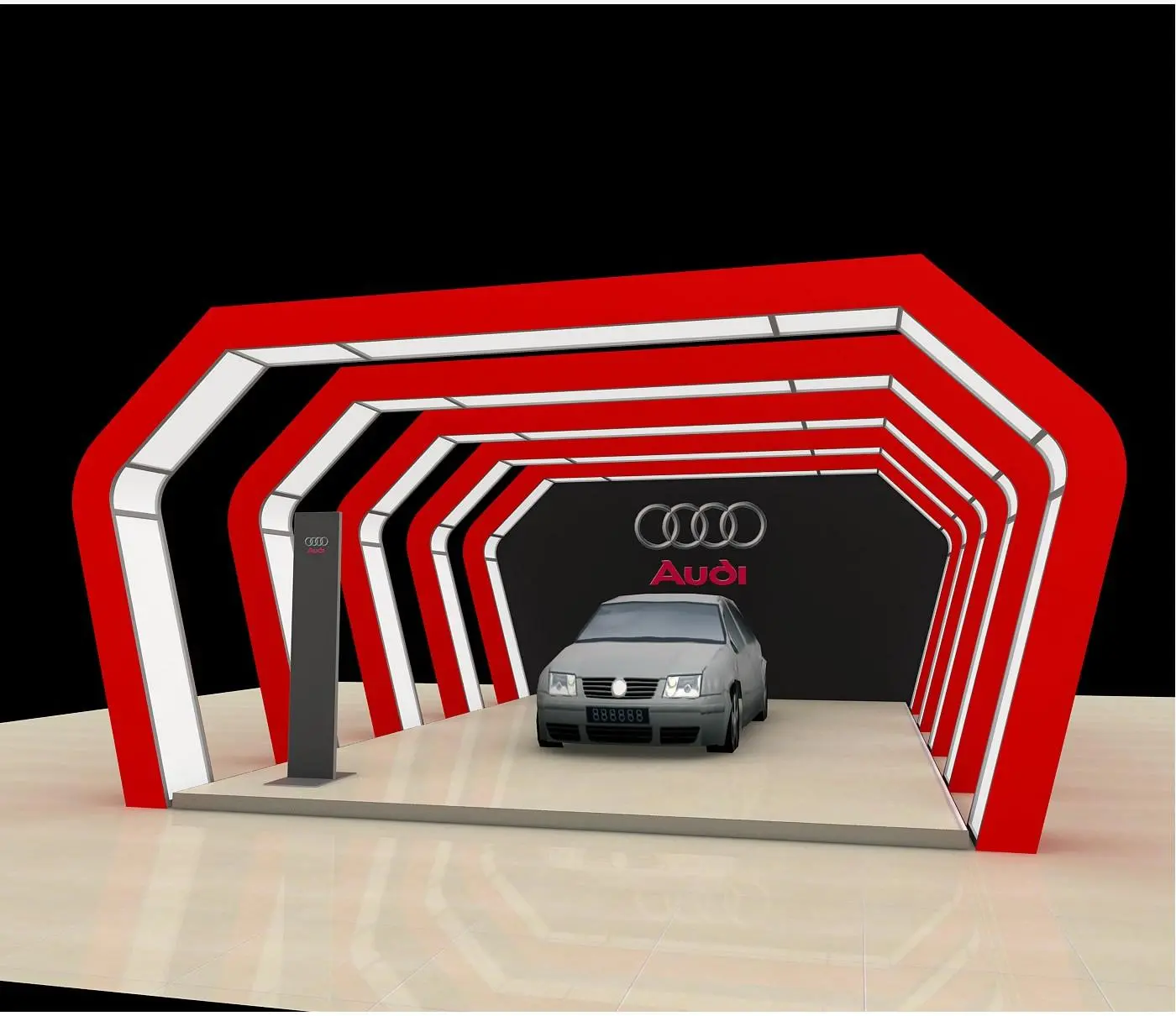 LT-M618 Connecting Extrusion 45°/60mm For Booth Design