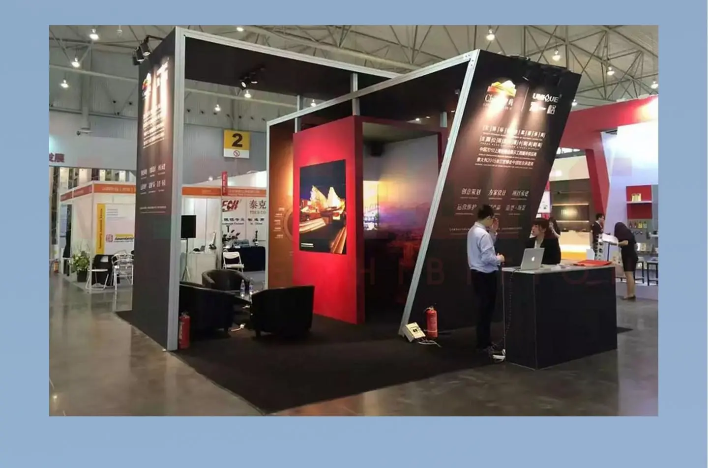 LT-M302A Square Extrusion/80mm For Exhibition Booth