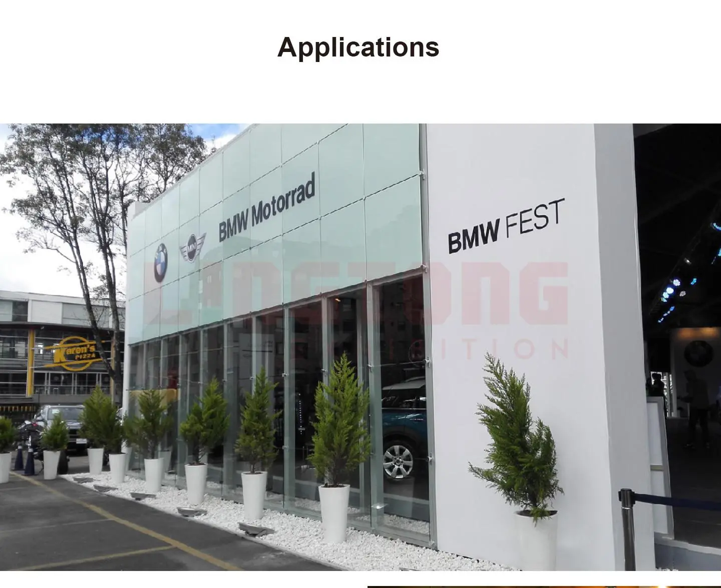 LT-BW-01 Glass/Panel Retainer For Advertising Display Screen