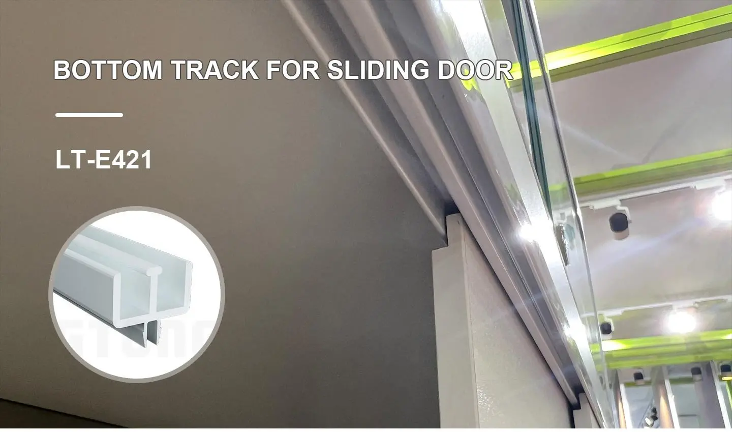 LT-E421 Upper Track for Sliding Door