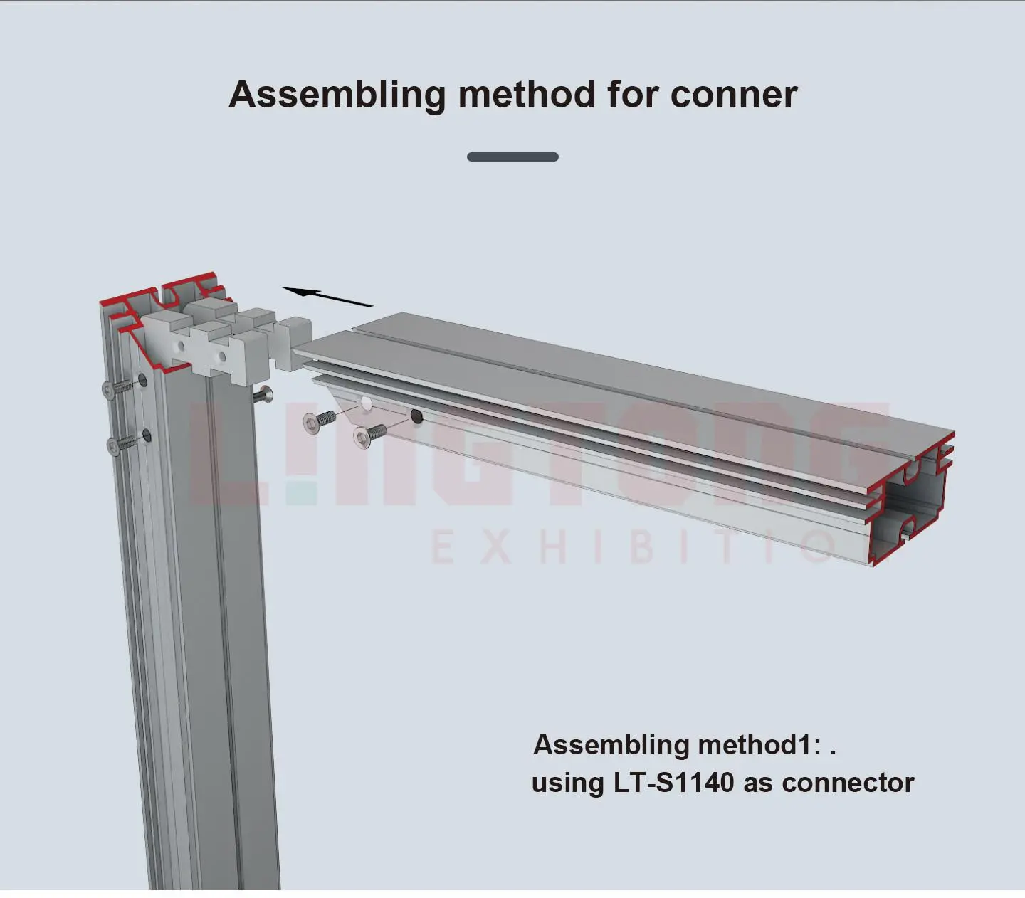 LT-W2635 Double Side Fabric/Panel Extrusion/80mm