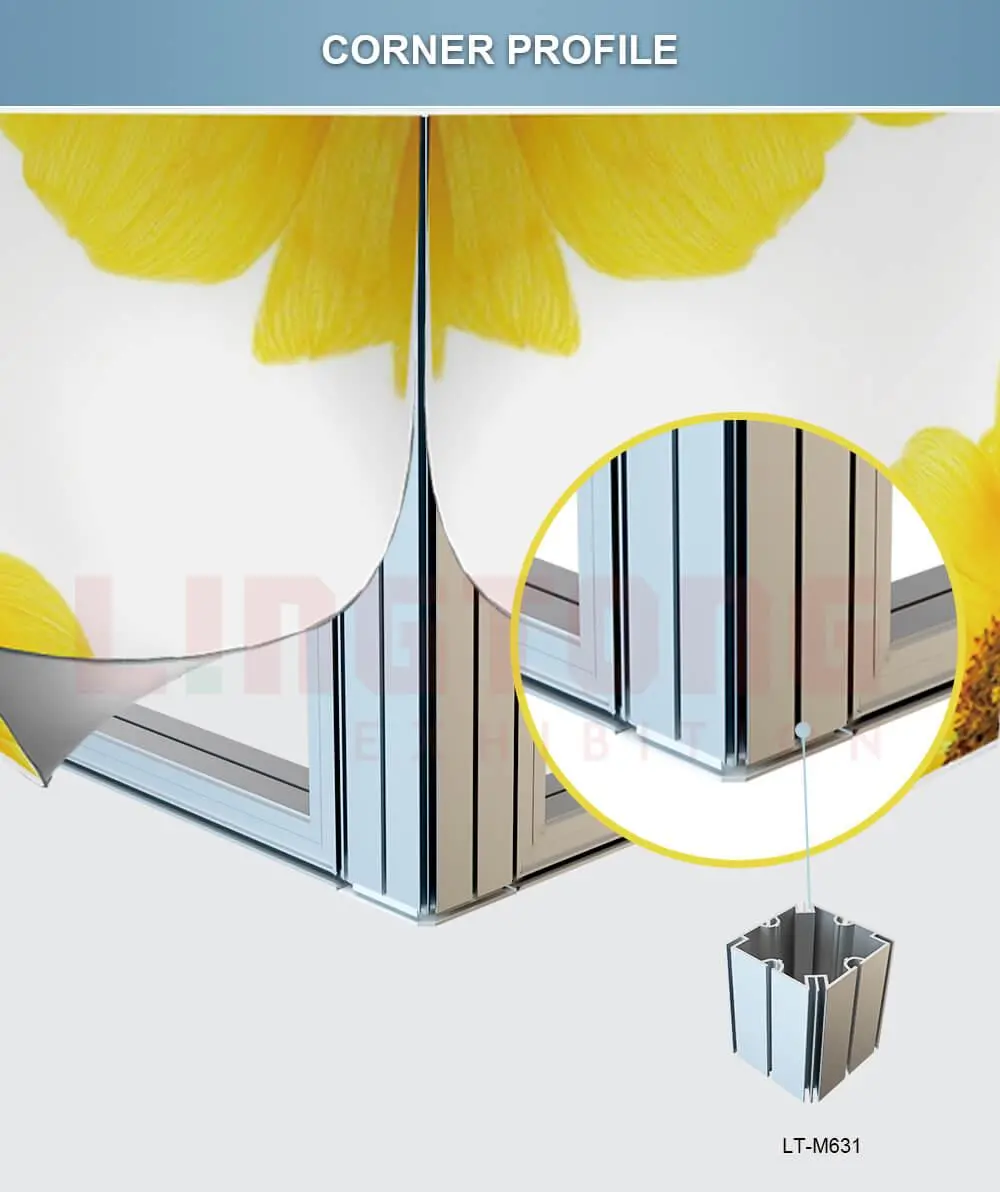 LT-W2638 Double Side Fabric/Panel Extrusion/80mm
