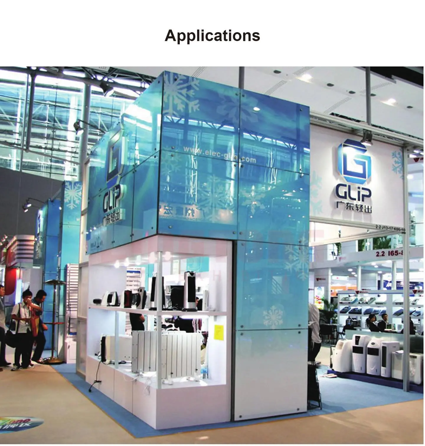 LT-E160404 Glass/Panel Retainer For Exhibition Backdrop Wall