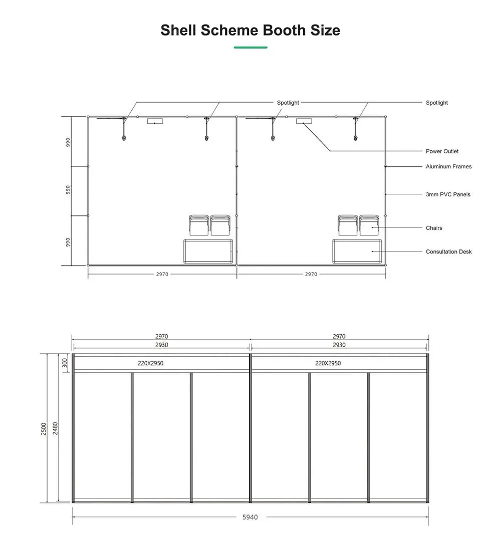 LINGTONG S100 Aluminum Profiles Exhibition Booth