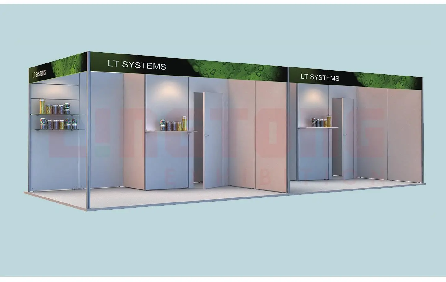 LT-WB261-07 Corner Cover For 90 Degree Corner Partition Backdrop