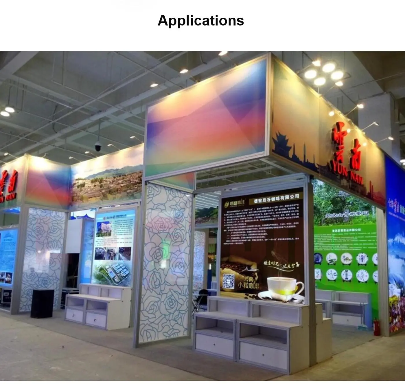 LT-M607 Square Extrusion/100mm For Exhibition Backdrop Wall