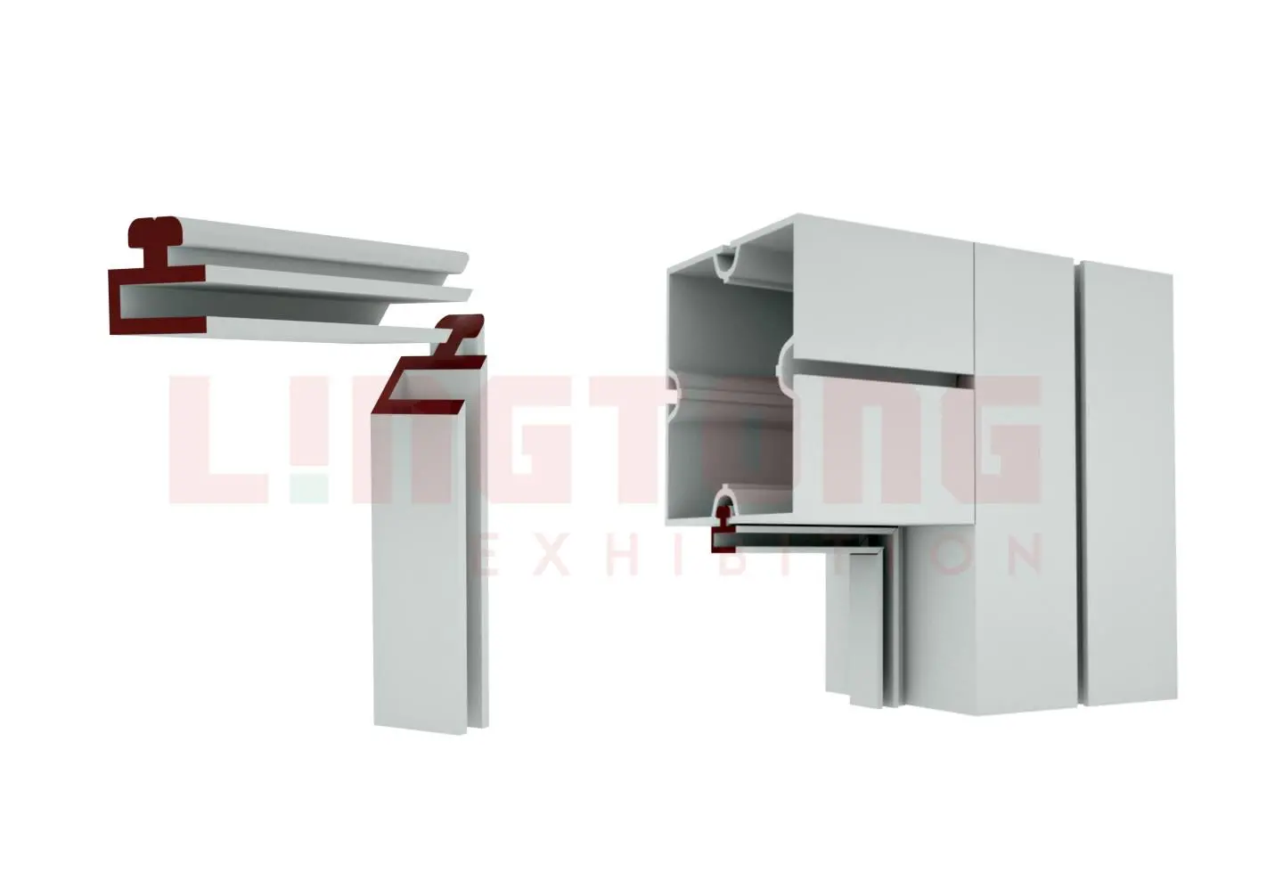 LT-W2564 Connection Extrusion for Fixing SEG Fabric