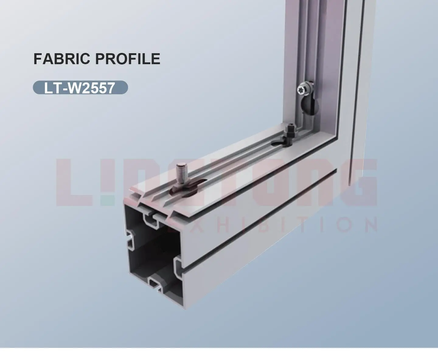 LT-W2557 Fabric Frame Extrusion/60mm for Lingtong SEG Fabric